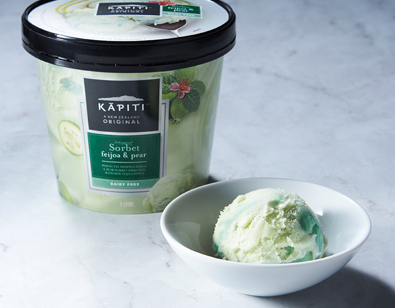 Kapiti Feijoa and Pear Sorbet