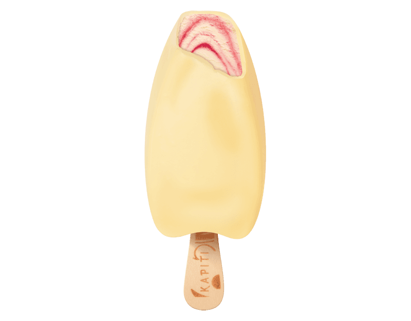 Kapiti White Chocolate & Raspberry Ice Cream
